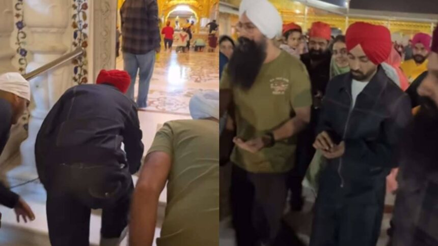दिल्ली कॉन्सर्ट से पहले बंगला साहिब गुरुद्वारा पहुंचे दिलजीत दोसांझ, टेका मत्था – India TV Hindi