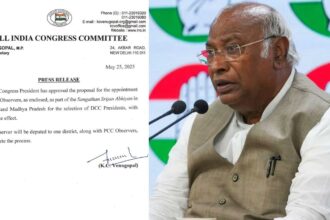 MP-हरियाणा में नए जिलाध्यक्षों की नियुक्ति करेगी कांग्रेस, ऑब्जर्वरों की लिस्ट जारी
