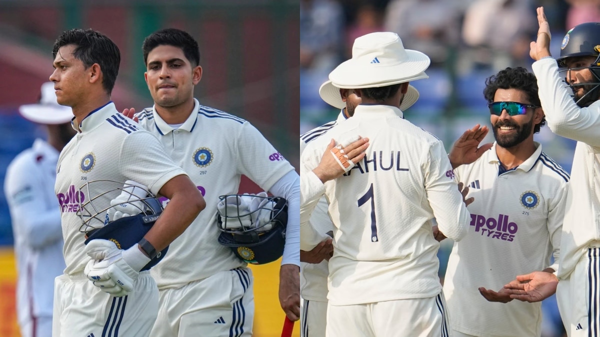 कप्तान गिल का रिकॉर्ड तोड़ शतक, फिर जडेजा ने फिरकी से चलाया जादू, भारत अभी 378 रन से आगे