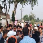 UP: अलीगढ़ में मंदिरों की दीवारों पर लिखा आई लव मोहम्मद, करणी सेना का हंगामा, पुलिस बल तैनात