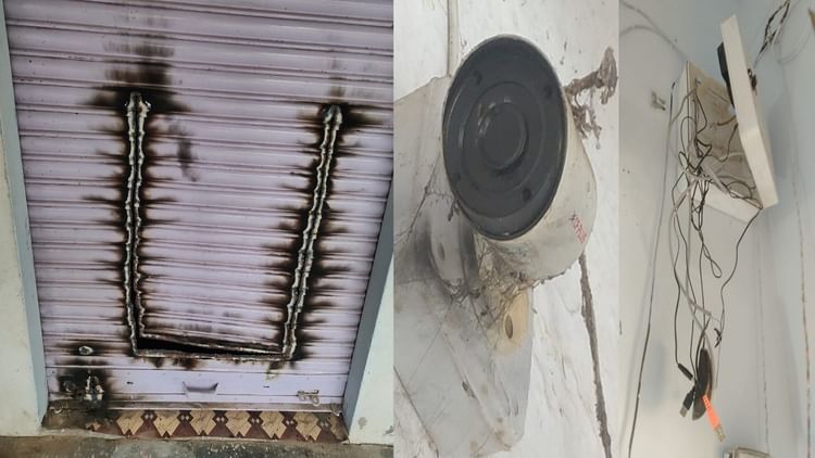 सीसीटीवी कैमरों पर छिड़का स्प्रे: दुकान से लाखों के जेवरात भरी तिजोरी उठा ले गए चोर, फिल्मी स्टाइल में की चोरी