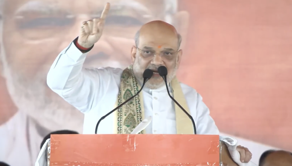 जमुई की रैली में अमित शाह का तीखा वार — ‘तेजस्वी जीते तो अपहरण विभाग खुल जाएगा, बिहार जंगलराज नहीं लौटने देगा!’