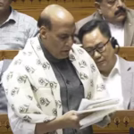 संसद में राजनाथ सिंह का विस्फोटक दहाड़ ”— वंदे मातरम् पर ऐसा प्रहार कि कांग्रेस, जिन्ना और तुष्टिकरण की पूरी राजनीति हिल गई